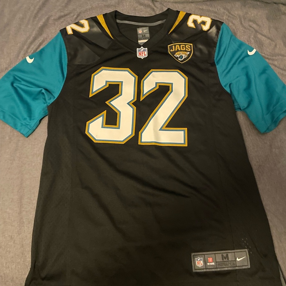 Throwback #32 Maurice jones drew Jacksonville jaguars jersey.